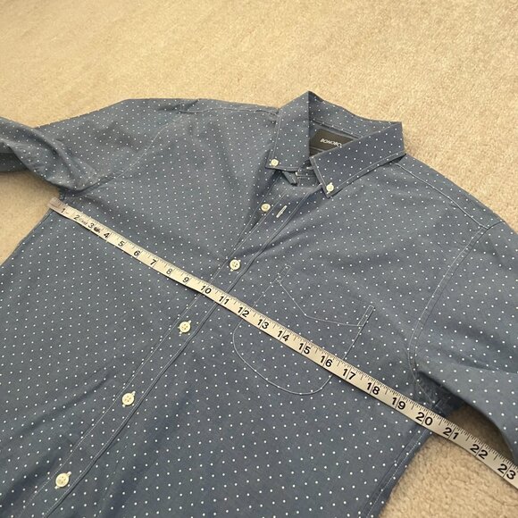 Bonobos Slim Fit Long Sleeve Button Down Shirt M Blue White Cotton - Picture 6 of 8
